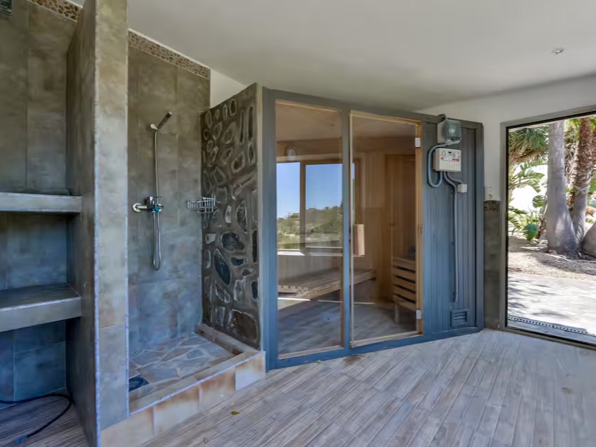 Private Sauna der Villa